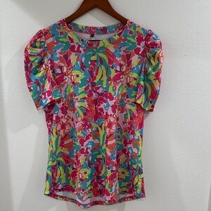 Floral Multicolor Women's Top